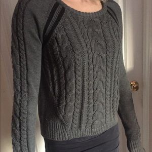 Athleta cable knit sweater